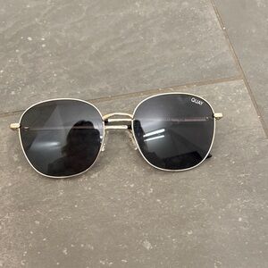 Quay Australia Black and Gold Sunglasses